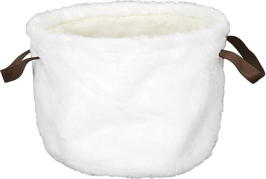 The Home Deco Factory Комплект декоративни кошници Пластмасови с дръжки White 3бр