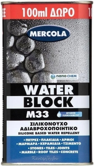 Mercola Water Block M33 Αδιαβροχοποιητικό Σιλικονούχο 1lt 5248