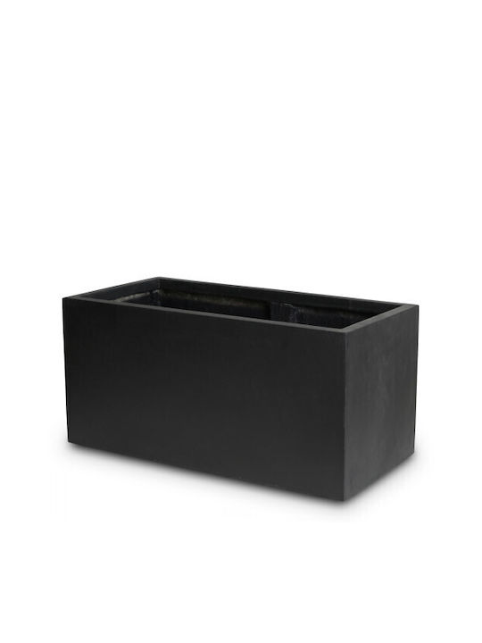 Gardin Planter Box Ceramică Negru 99x46x46cm.