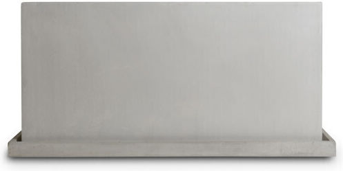 Gardin Planter Box Ceramic Grey Light 99x46x46cm.