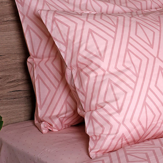 Sunshine Duvet Cover Cotton Single 170x250 Cotton Feelings 2042 Pink