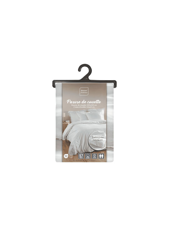 Douceur d'Intérieur Duvet Cover Set Cotton Queen with 2 Pillowcases 240x220 Noemie Noemie