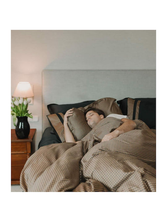 Down Town Home Duvet Cover Cotton Queen 250x260 Black