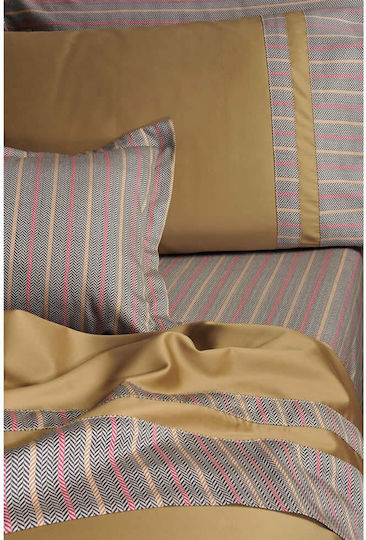 Down Town Home Плик за Завивка Памучен Кинг Сайз 250x260 845 Multistripe