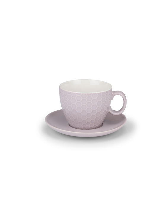 ArteLibre Set Tassen Kaffee aus Porzellan Mehrfarbig 8Stück