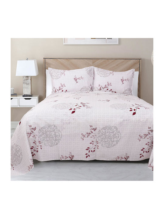 Beauty Home Duvet Cover Set Cotton Satin Queen with 2 Pillowcases 220x240 Conrad Art 12007 Embrime