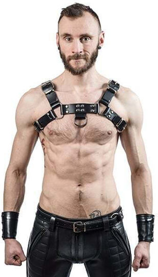 Mister B Ανδρικό Harness Μαύρο
