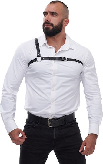 Mister B Ανδρικό Harness Μαύρο
