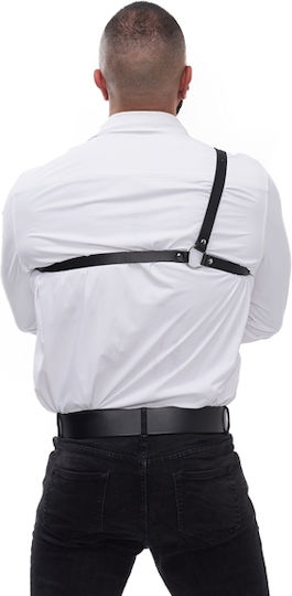 Mister B Ανδρικό Harness Μαύρο