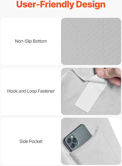 Vevor Μαξιλάρι Καθίσματος με Memory Foam 30cm σε Λευκό χρώμα XXZKDJXXZ4JTN08JX001V0