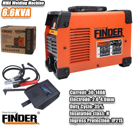 Finder IGBT-160 Welding Machine MMA with Maximum Welding Current 140A and Duty Cycle 35%