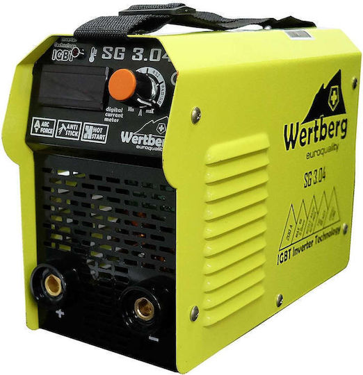 Harder & Steenbeck Електрожен Inverter TIG с Максимален Ток на Заваряване 200Спецификация и Работен Цикъл 20%