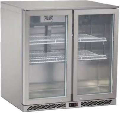 Karamco Ψυγείο Back Bar Διπλό Υ89.5xΠ92xΒ50.5cm