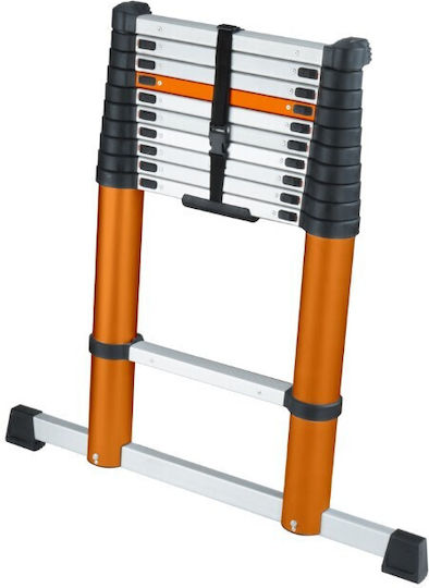 Batavia Teleskopische Leiter Aluminium 12 Stufen mit maximaler Höhe 3.81m
