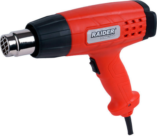 Raider RD-HG14 Пистолет за горещ въздух 2000W с регулиране на температурата до 550°C