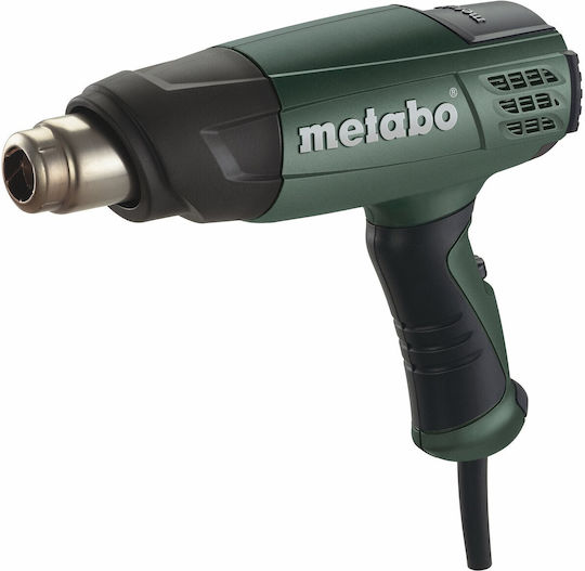 Metabo Hg 20-600 Πιστόλι Θερμού Αέρα 2000W με Ρύθμιση Θερμοκρασίας εως και 600°C