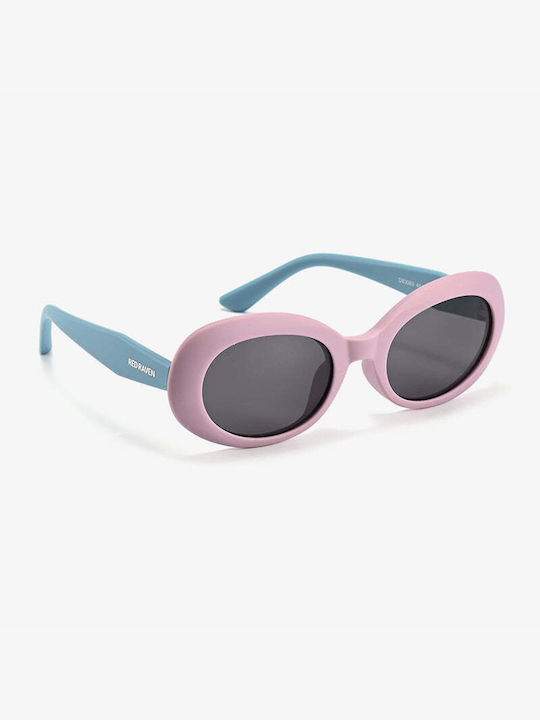 Red Raven Purple Kids Sunglasses For 6-12 Years
