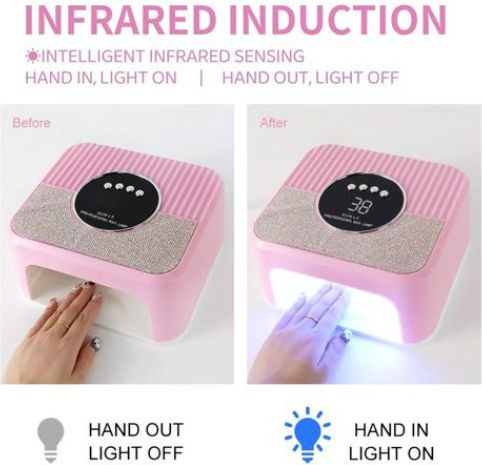 SUN ONE UV L5 Lampă pentru Uscare a Unghiilor UV / LED 268W roz