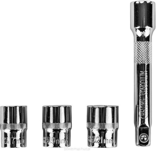 1/2" Drehmomentschlüssel 470 mm 28-210 Nm Rot Technic Rtkd0114