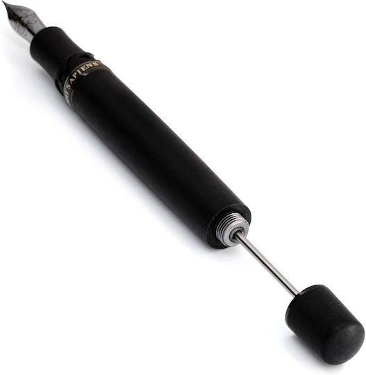Visconti Πένα Γραφής Medium Μαύρη από Ορείχαλκο με Μαύρο Μελάνι