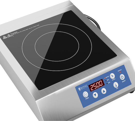 Royal Catering Ηλεκτρική Εστία Επαγωγική 3.5kW 42x33x10cm