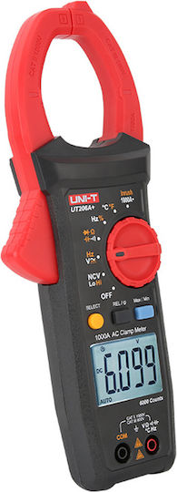 Uni-T Clamp Meter Digital with Test Leads Ut206a+