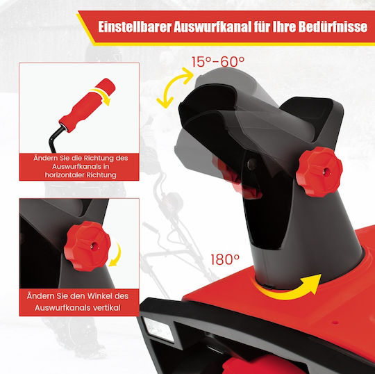 Costway ET10041DE-RE Electric Cultivator