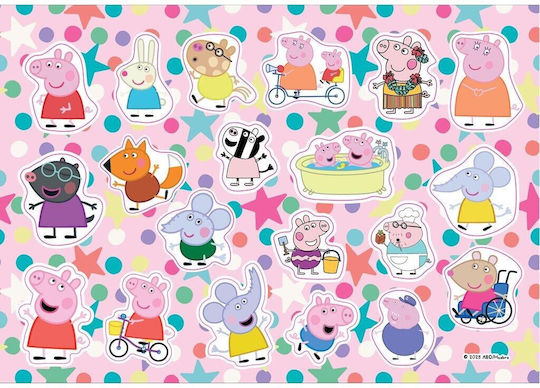 Μπλοκ Ζωγραφικης Peppa Pig 23x33cm 40 Φυλλα Αυτοκολλητα Στενσιλ 482832