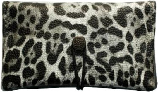 Simona Tobacco Pouch With Snap Closure LEOPARD cigarette case