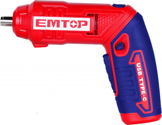 Emtop ECSR0408 Отвертка На Батерия 4V