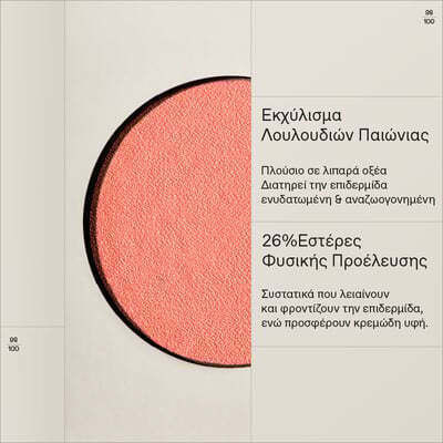 Korres Ρουζ Natural Fresh 02 Warm Peach 4.5gr