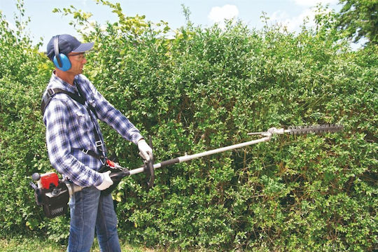 Scheppach MFH5200-4P Garden Multi Tool Gasoline 3 in 1 Chainsaw Lawnmower Hedge Trimmer Attachment