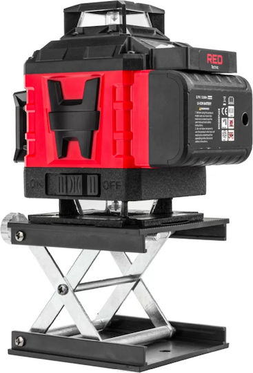 Red Technic Self-leveling Rotational Laser Level Green Beam 3.7V