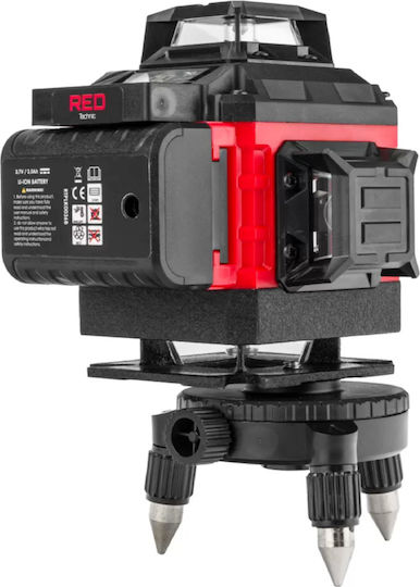 Red Technic Self-leveling Rotational Laser Level Green Beam 3.7V