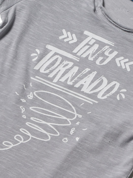 Kids' Set with Shorts Summer 2pcs Gray Tornado