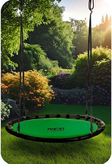 NEO Sport Крeмаща Текстилна Детска Люлка Гнездо 120x120см Сива