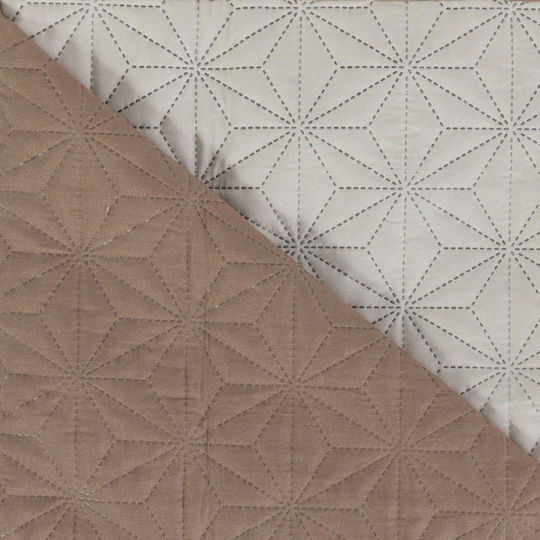 Borea Stellar Покривало Единично от Полиестер Light Grey-Grey 160x240см