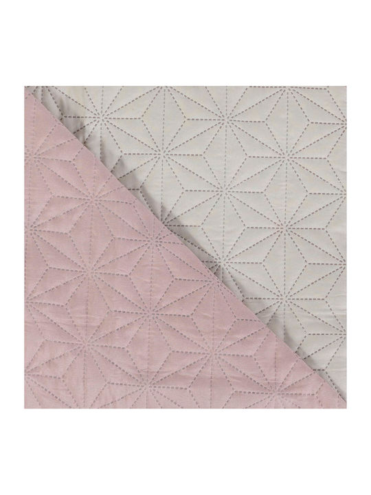 Borea Stellar Coverlet Single from Polyester Light Grey-Grey 160x240cm