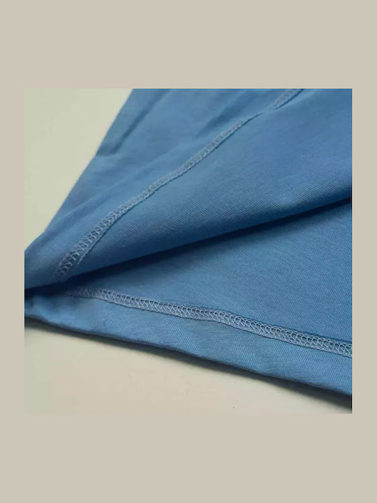 Kinder-Set mit Shorts Sommer 2Stück Sky blue, Black