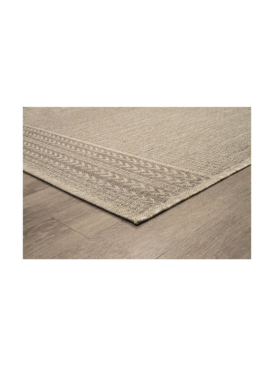 Newplan Ethnik 20364c Χαλί Ορθογώνιο Καλοκαιρινό Ψάθινο Brown/caramel Beige 160x230cm