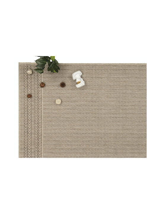 Newplan Ethnik 20364c Χαλί Ορθογώνιο Καλοκαιρινό Ψάθινο Brown/caramel Beige 160x230cm