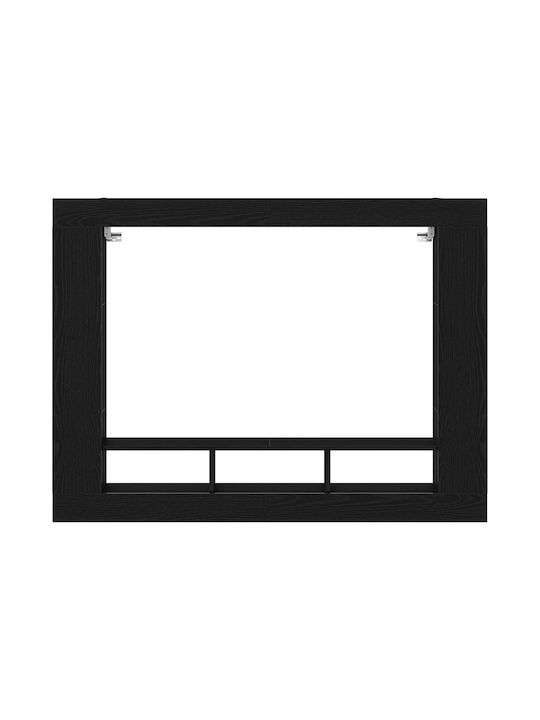 Stand TV Negru Stejar L152xA22xÎ113cm