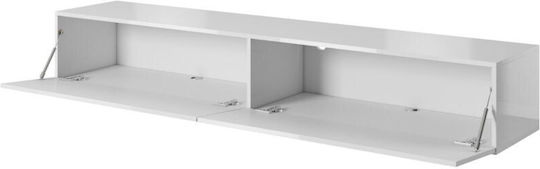 Έπιπλο Τηλεόρασης White Gloss Μ200xΠ40xΥ37cm