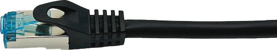 Equip S/FTP Cat.6a Gigabit Network Cable Ethernet 3m Black
