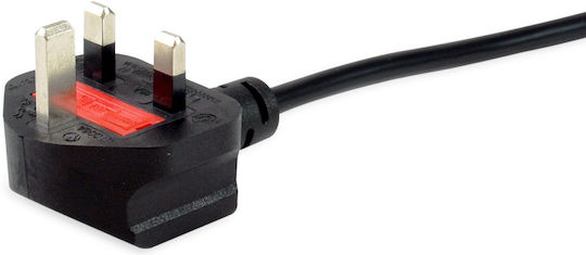 Equip Typ G (UK) - IEC C13 Kabel 7.5m Schwarz (112303)