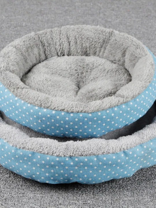 Tatu Moyo Sofa Hundebett Beheizter Hellblau 55x55cm.