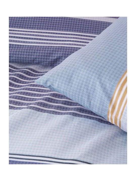 Rythmos Duvet Set Single 160x240cm Boost Blue 2pcs
