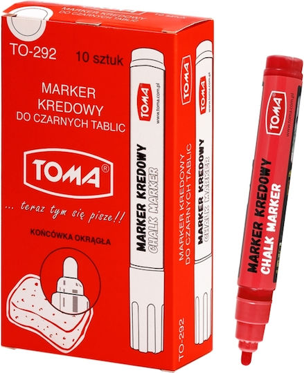Toma 292 Red Chalk Marker Price Tags
