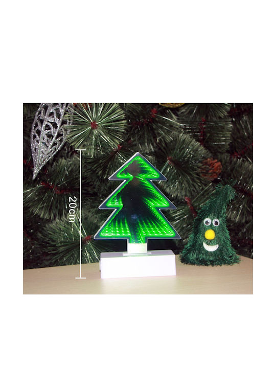 cu lumină LED Decorațiune de Crăciun Braduleț 20cm. Verde