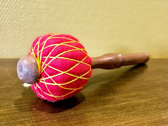 Schlägel Metallisch Kristall Klangschale 31cm